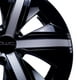 thumbnail image 2 of 4 Tapones Polveras Llanta Extensión OWC Negro CON Gris Rin 14, 2 of 5