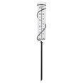 thumbnail image 2 of Slatcetga Rain Gauge Outdoor Rain Gauge Wrought Iron Rain Measuring Cup Rain Meter with Double Scale for Garden Farm, 2 of 8