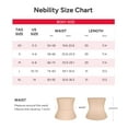 thumbnail image 6 of Nebility Womens' Waist Trainer Tummy Control Waist Cincher Slim Body Shaper (Black Without Hook, M), 6 of 6