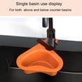 thumbnail image 3 of Zootealy 4 Pack Kitchen Sink Drain Basket Swan Drain Rack, Multifunctional Kitchen Triangular Sink Filter Swan Drain Basket for Kitchen Sink Hangs on Faucet Fits All Sink, 3 of 6