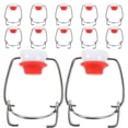 thumbnail image 3 of Pack of 12 Stainless Steel Bottles Caps for Homebrew Leakproof Silicone Seal, 3 of 8