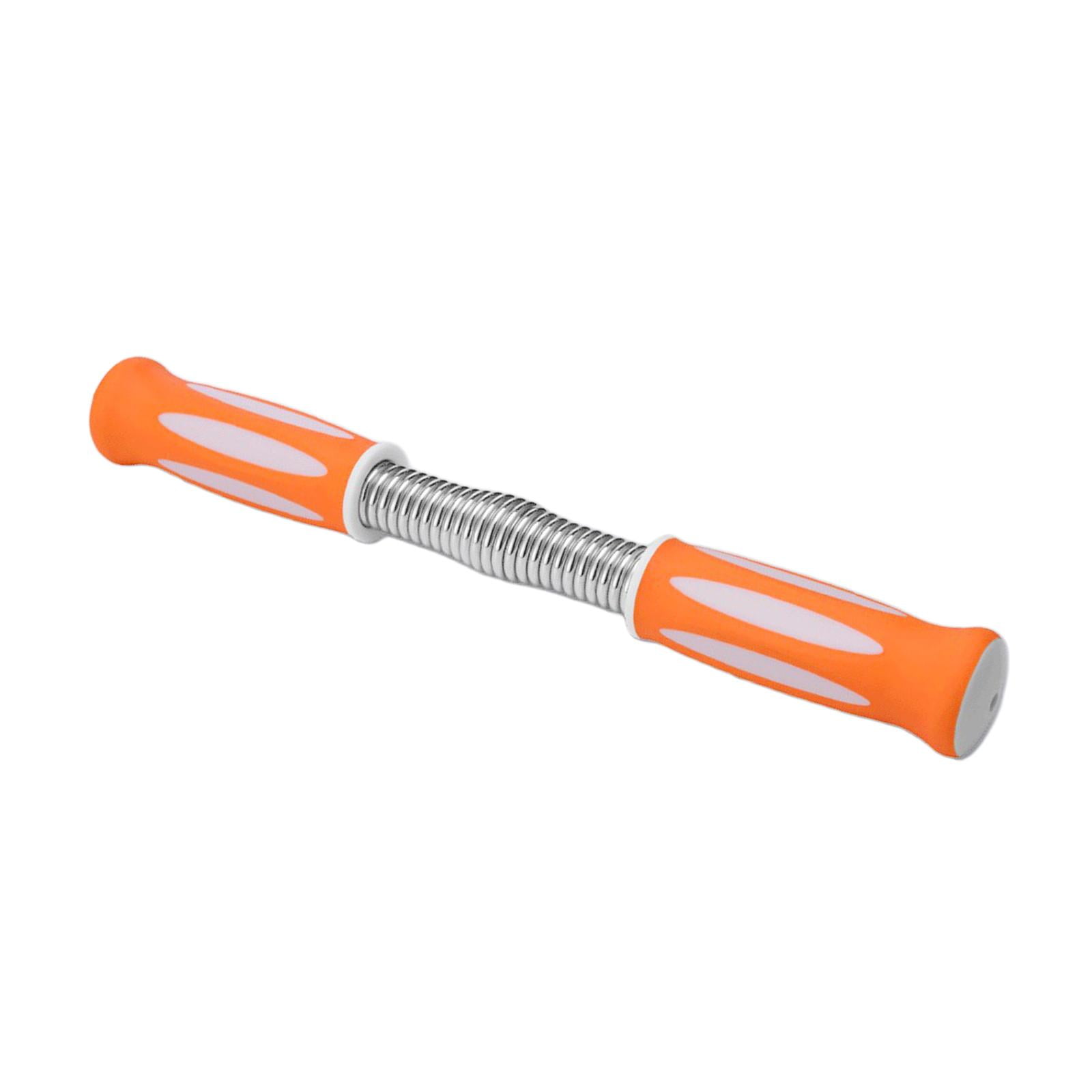 Spring Power Bar Chest Expander Arm Strengthener Workout Equipment Upper Body Exercise Strength Training for Shoulder Bicep Home Gym Orange
