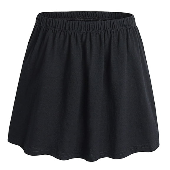 PTOOTP Women Black Chiffon Skirt for Sweater Shirt Coat, Lightweight Hem Accessory for Daily Wear