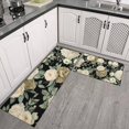 thumbnail image 2 of Pioneer Flower Floral Print Pattern Kitchen Rugs Sets Of 2,Anti Fatigue Kitchen Mat Rugs Non Slip Washable,Decorative Kitchen Floor Mats for Kitchen,Sink,Laundry,17"x30"+17"x47", 2 of 7