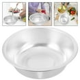thumbnail image 2 of Lavabo grande de aluminio para cocina, lavaplatos, cuenco para mezclar ensaladas, recipiente versátil para alimentos, 2 of 6
