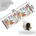 thumbnail image 3 of Colorful Rose Flower with Teapot Runner Area Rug 2x6 Soft Non-Slip Washable Bedside Carpet for Hallway Bedroom Living Room Home Decor, 3 of 8