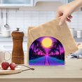 thumbnail image 2 of Yayeee Napkin Holder for Table Kitchen Paper Tissue Organization, Purple Neon Road, 2 of 8