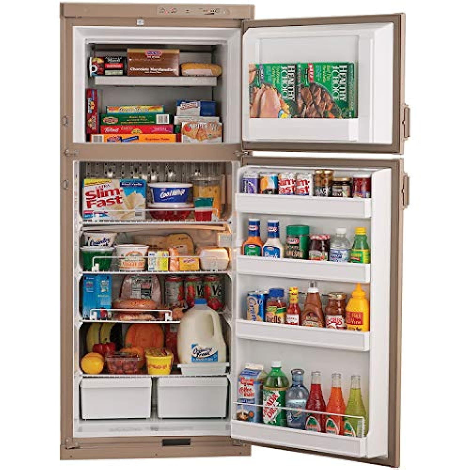 Dometic Adjustable Racks Spill Proof Shelves Refrigerator Steel Black White Interior 143 lbs 120V Walmart