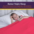 thumbnail image 4 of Special Supplies Compression Sheet for Kids – Breathable, Cool & Stretchy Alternative to Weighted Blankets – Sensory Blanket for Calming Sleep (Red, Queen), 4 of 9