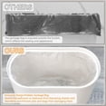thumbnail image 5 of Garbage Can (2 Pack) 3.17 Gallon Slim White Plastic with Lid, 5 of 9