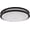 Matte Black, variant on Builder Essential Axis LED 12in Round Flush Mount 18W 1,350 Lumens with 5-CCT Selectability 2700-3000-3500-4000-5000K in Black