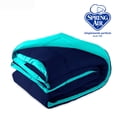 thumbnail image 1 of EDREDON C/ FUNDA MAT TURQUESA / AZUL MARINO DECORATIVA 2 VISTAS MAT Spring Air Reversible, 1 of 4