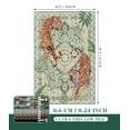 thumbnail image 4 of ChakmeOne Area Rugs 6x9 Ft Rugs for Living Room，Animal Print, Machine Washable, Non-Slip Stain Resistant Soft Carpet for Bedroom, Dining Room, Farmhouse, Nursery, Hallway Home Decor, 4 of 10