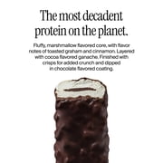 David Bronze High Protein Bars, S'mores Chocolate Crunch, 20g Protein, 12 Count