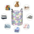 thumbnail image 6 of Kll Sea Turtles Waterproof Foldable Laundry Hamper Bucket With Handles For Storage Bin,Kids Room,Home Organizer (Medium), 6 of 8