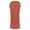 Rust Red, variant on Haosy Soft Pink Golf Club Covers Driver Hybrid Wood Headcovers PU Leather Double-Layer Lining Replaceable Tags for Men Women