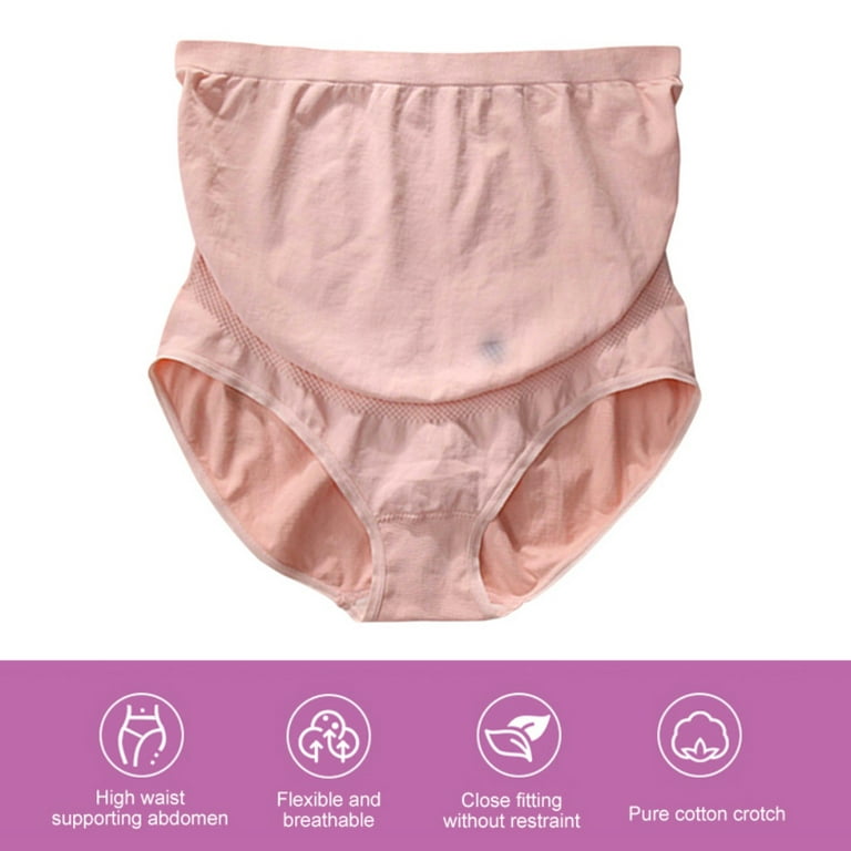 Spdoo Cotton Women's Over The Bump Maternity Panties High Waist Full  Coverage Pregnancy Underwear