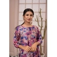 thumbnail image 5 of IshDeena Satin Silk Tunic Tops for Women - One Piece Short Kurti, Indian Pakistani Fusion Design, Perfect for Office & Casual Wear, 5 of 6