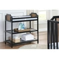 thumbnail image 1 of Suite Bebe 27466-BLK Brees Changing Table, Black & Brownstone, 1 of 3