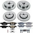 thumbnail image 3 of PowerStop Front and Rear Z23 Evolution Sport Carbon-Fiber Ceramic Brake Pad and Drilled & Slotted Rotor Kit Fits: DODGE JEEP Select Models K6537, 3 of 10