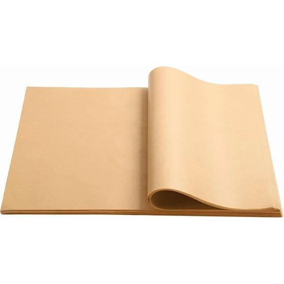 Parchment Paper Sheets for Baking, 200pcs 12x16 Inch Unbleached Precut Nonstick Heavy Duty Natural Parchment Baking Paper Sheets for Air Fryer Cooking, Grilling, Frying and Steaming