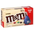 thumbnail image 5 of M&M's, Almond Milk Chocolate Candy Sharing Size, 2.83 Ounce, 18 Count, 5 of 7