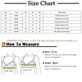 thumbnail image 3 of Bigersell Open Back Sports Bra in Clearance Womens Solid Lace Lingerie Bras Plus Size Underwear Bralette Bras Comfortable Bra Racerback Bra Style F-698 Red 36, 3 of 3