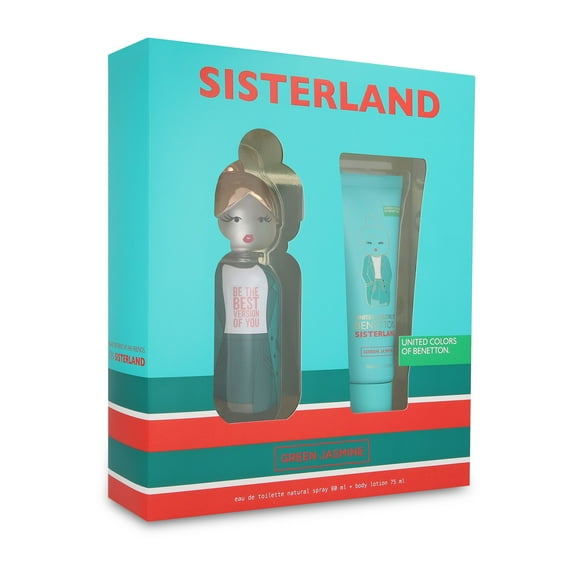 Set Benetton Sisterland Green Jasmine 2Pzs Benetton 80Ml