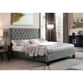 thumbnail image 2 of Natalia Queen Size Platform Bed, Grey, 2 of 2