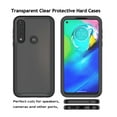 thumbnail image 2 of Tekcoo Case for Moto G Stylus / Moto G Power / Moto E 2020 / Moto Edge+, Tekcoo [Tduke] Full Body Sturdy Grip Plastic TPU Slim Transparent Clear Phone Protective Hard Cases - Black, 2 of 6