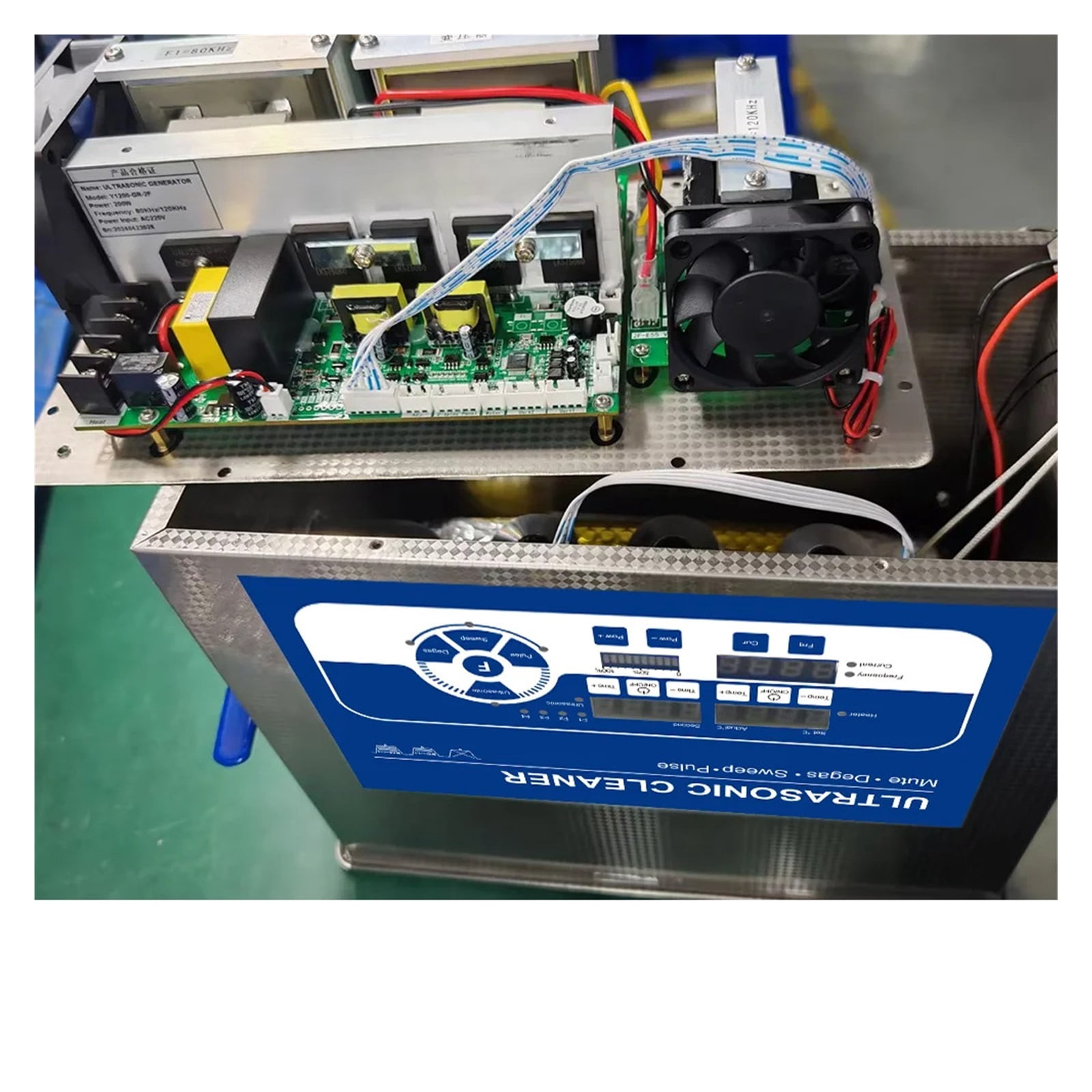 Multi-frequency Ultrasonic Cleaner 6.5L 28/40/68/80/120KHz Options 150W Ultrasound Washer Laboratory Use