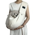 thumbnail image 1 of Laklulu Un hombro cruzado cuerpo hacia fuera puerta portátil mascota mochila gato bolsa, 1 of 5