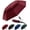 Red, variant on Travel Umbrella Compact Windproof - Vented Double Canopy Umbrellas for Rain, Portable Umbrella Inverted Automatic Open Close with Reflective Strip