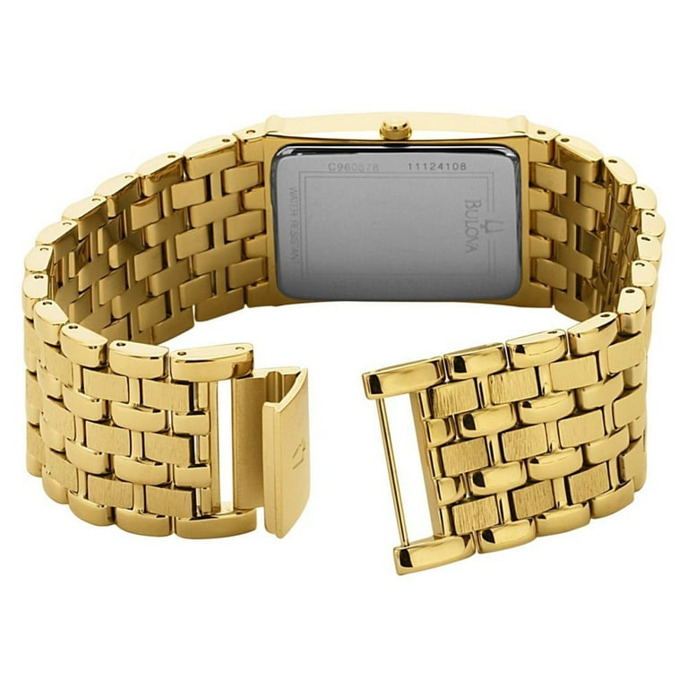 Bulova Men's Diamond Accented Gold-Tone Watch - Walmart.com