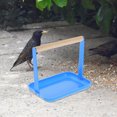 thumbnail image 4 of Miangastore Cockatiel Playground ABS Blue Square Training for Pet Owners 1Pack, 4 of 9