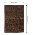 thumbnail image 4 of PULLIMORE Soft Microfiber Shaggy Non-Slip Bathroom Shower Rugs Carpet Machine-Washable Water Absorbent Bath Mat "Brown", 4 of 10