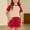 Red, variant on NAISIBABY Girls Boys Outfit Sets, Raglan Short Sleeve T-Shirt and Shorts 2-Piece Summer Active Casual Clothes Gray Size 10