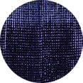 thumbnail image 1 of Ahgly Company Indoor Round Abstract Purple Modern Area Rugs, 4' Round, 1 of 4