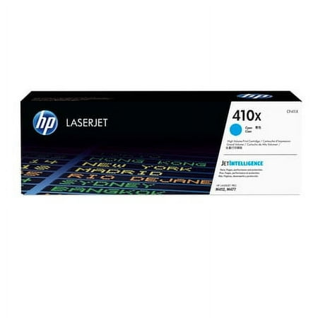 UPC: 0888793807552 | HP 410X (CF411X) Toner Cartridge  Cyan High Yield
