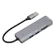 thumbnail image 3 of Hub USB de 5Gbps, 3 puertos USB 3,0, lector de tarjetas de memoria y almacenamiento, divisor USB de aleación de aluminio de rápida disipación de calor para PC, 3 of 12