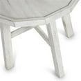 thumbnail image 3 of Steve Silver Paisley Distressed Alabaster White Wood End Table, 3 of 5