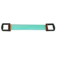 thumbnail image 1 of Expansor de pecho de cinco bandas de goma con cable de alta resistencia para gimnasio, fitness, entrenamiento deportivo, color verde., 1 of 9