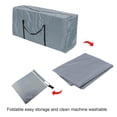 thumbnail image 3 of Artificial Christmas Tree Storage Bag Holiday christmas tree storage Tree Case Gray 173x76x51cm, 3 of 8