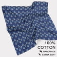 thumbnail image 3 of Pañuelo cuadrado de algodón, bandana cuadrada de algodón hecha a mano para hombres y mujeres, para entrenamiento al aire libre., 3 of 9