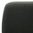 thumbnail image 6 of SAFAVIEH Whitley Modern Boucle Ottoman, Black, 6 of 9