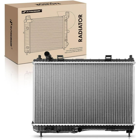 A-Premium Engine Coolant Radiator Assembly Compatible with Ford Fiesta 2001 2003-2018, 1.6L, Manual Transmission, Replace# FO3010296