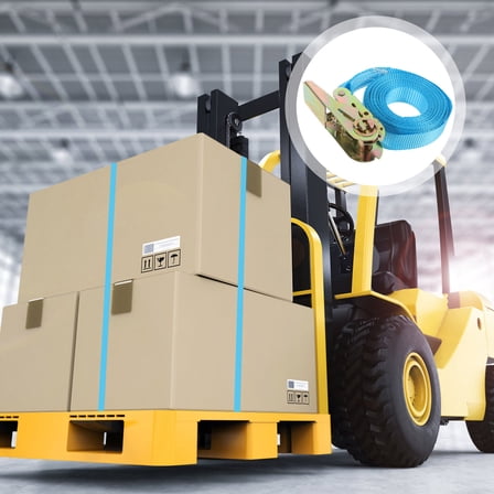 Masteelf  4 Pcs Motorcycle Tie Downs Cargo Straps Gym Heavy Camo Ratchet for Blue