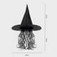 thumbnail image 3 of Fiudx Máscara de Bruja de Halloween, Diseño de Mueca de Pelo Largo, Rasgos Realistas de Fantasma Femenino, Accesorio para Eventos de Terror, Cosplay Aterrador, Casa Embrujada, Máscara de 26 X 21 Cm,, 3 of 3