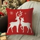 thumbnail image 1 of Funda de almohada de Navidad 17.71x17.71in | Funda de cojín de tiro de vacaciones | Poliéster multicolor | Cremallera invisible | Decoración del hogar del sofá | Suave Duradero | Lavable | Paquete, 1 of 6