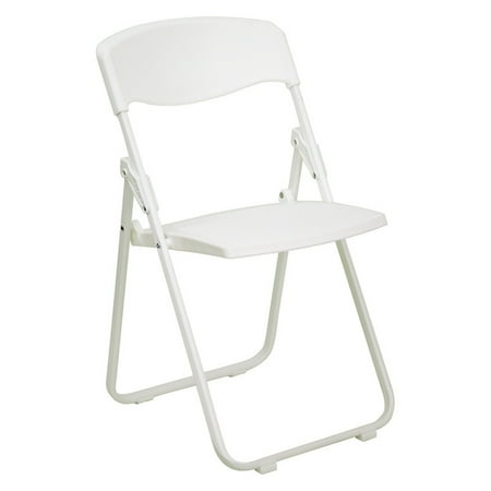 Flash Furniture HERCULES Series 880 lb. Capacity Heavy Duty Plastic Folding Chair with Built-in Ganging Brackets, Multiple Colors